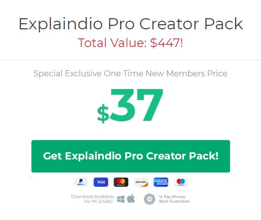 Explaindio 4 Pro Creator Pack