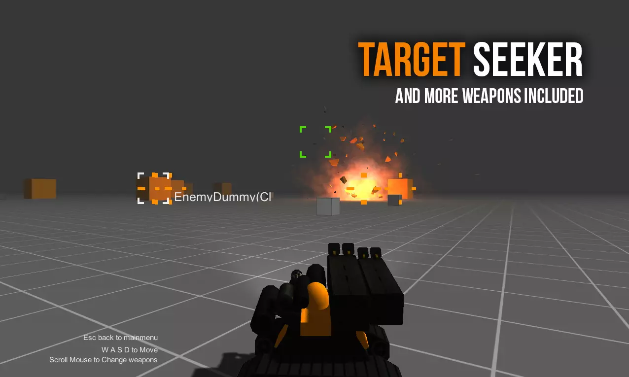 download weapon system unity assets