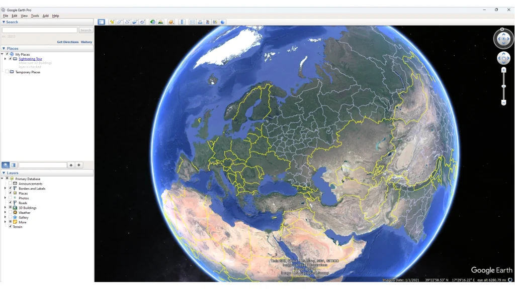The latest version Google Earth Pro 7.3.6.10155 brings professional-grade mapping tools right to your desktop