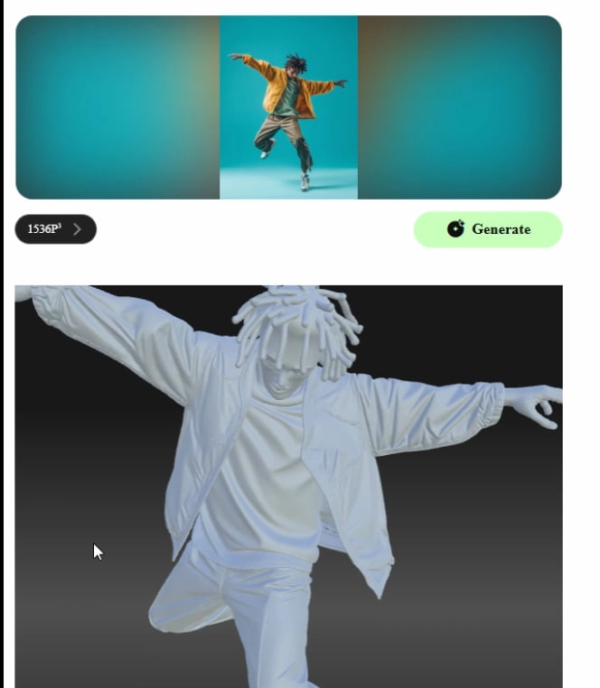 Discover Sparc3D Image-to-3D Generator, the ultimate tool for creating high-resolution 3D meshes from 2D images.