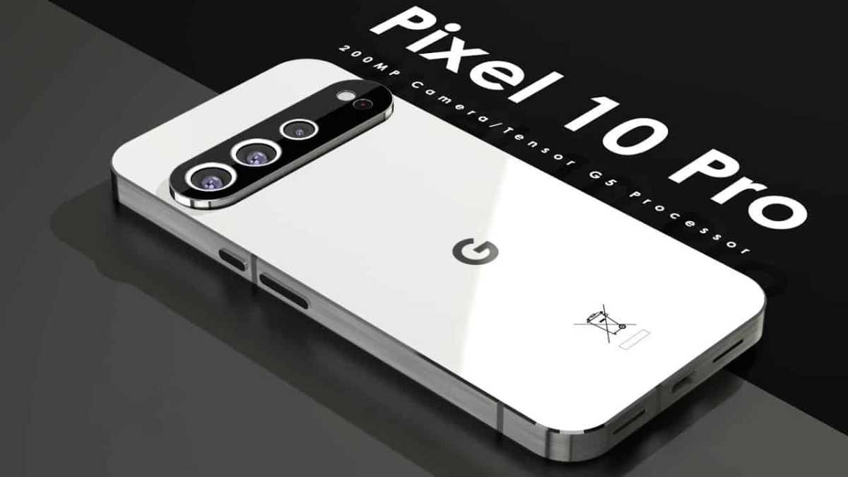 Google Pixel 10 with Tensor G5 chip on vibrant 2025 display screen