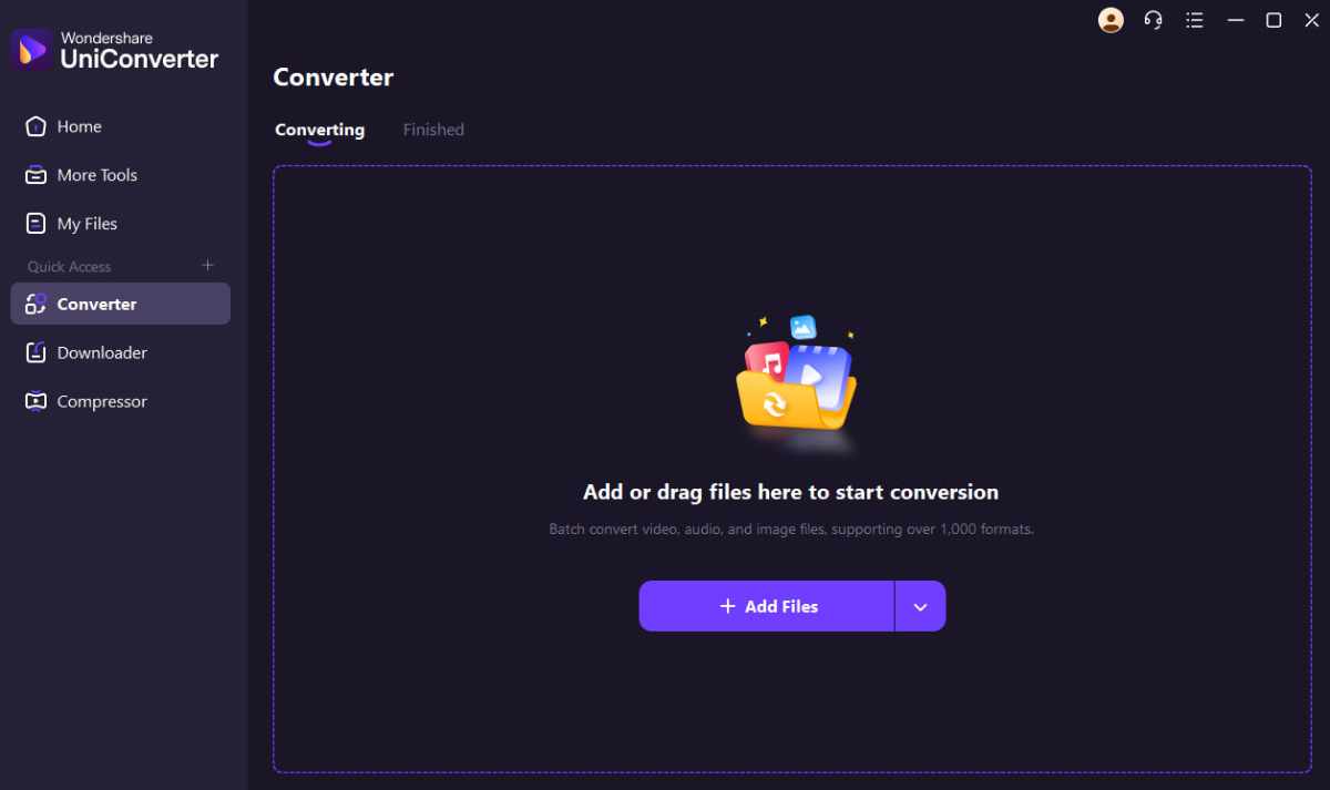 Wondershare UniConverter video converter fast and lossless format conversion