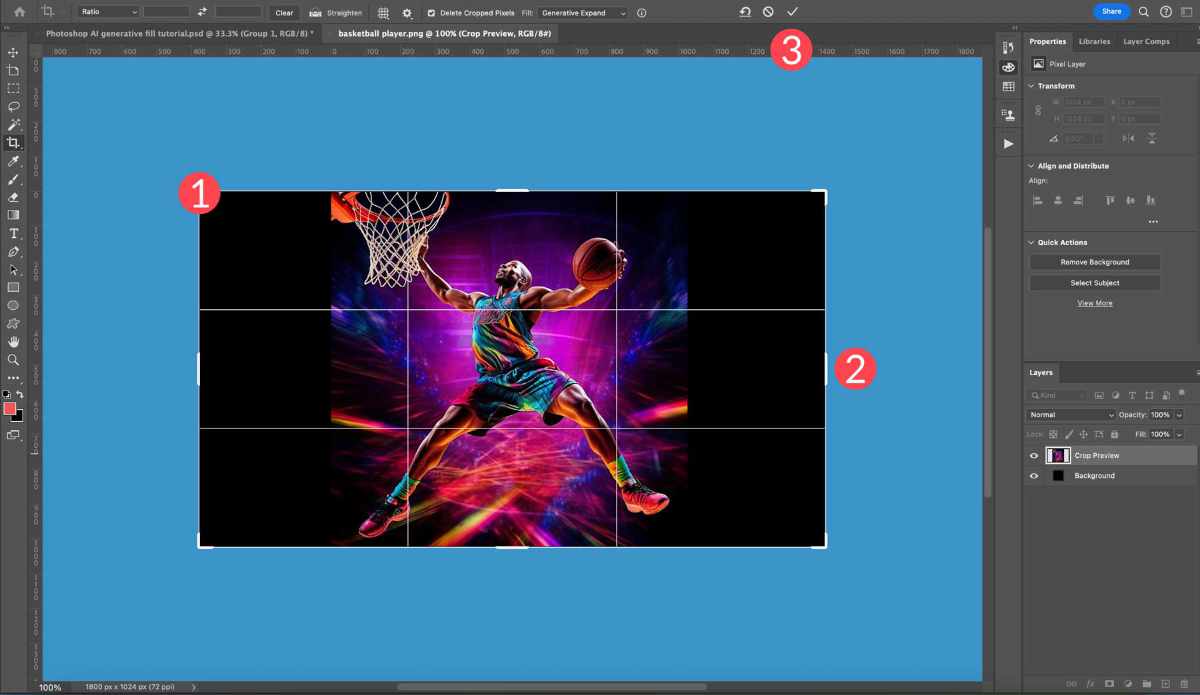 classic Photoshop CC 2018 workspace ready for action
