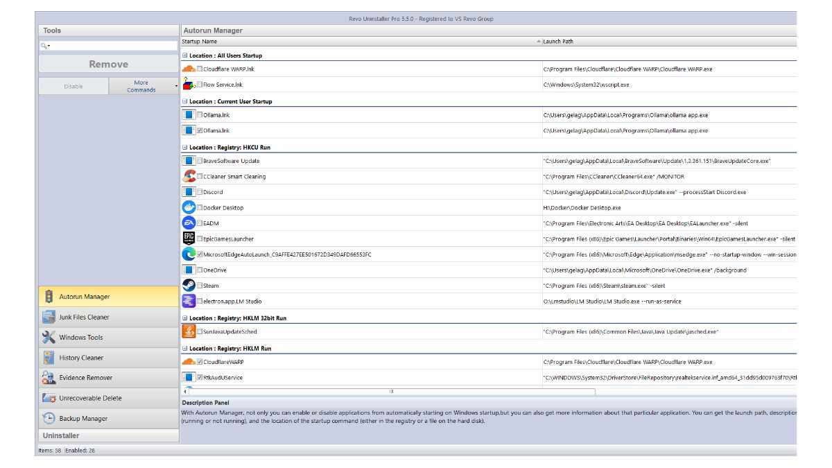 Key features of Revo Uninstaller Pro