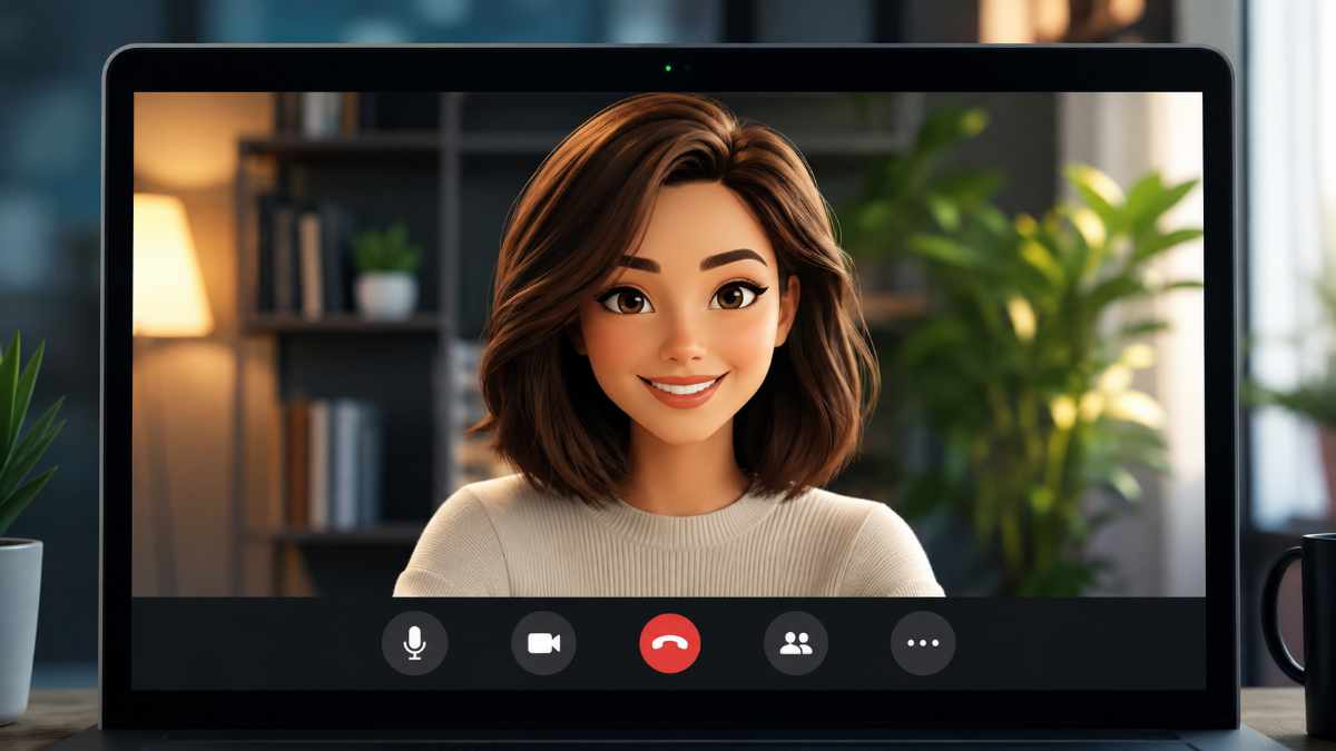 Finished AI avatar in a YouTube Shorts interface