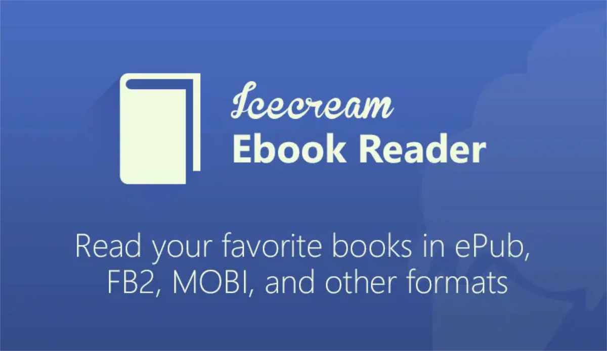 Icecream Ebook Reader interface showing open EPUB book and sidebar with bookmarks