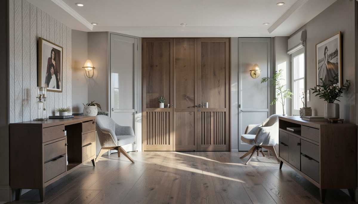 Photorealistic interior visualization of a modern living room rendered with V-Ray for 3ds Max.